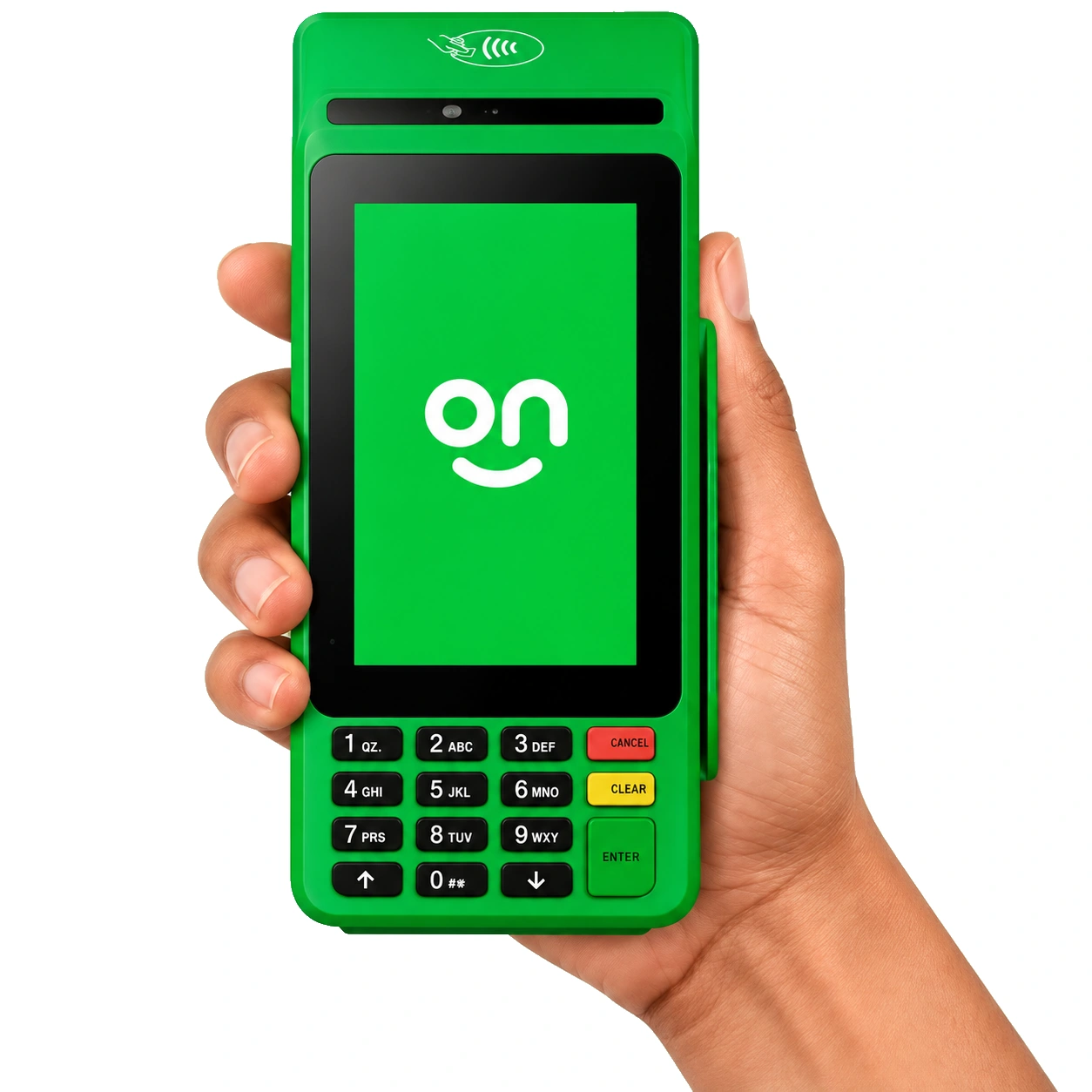 Maquininha T3 Smart na mão